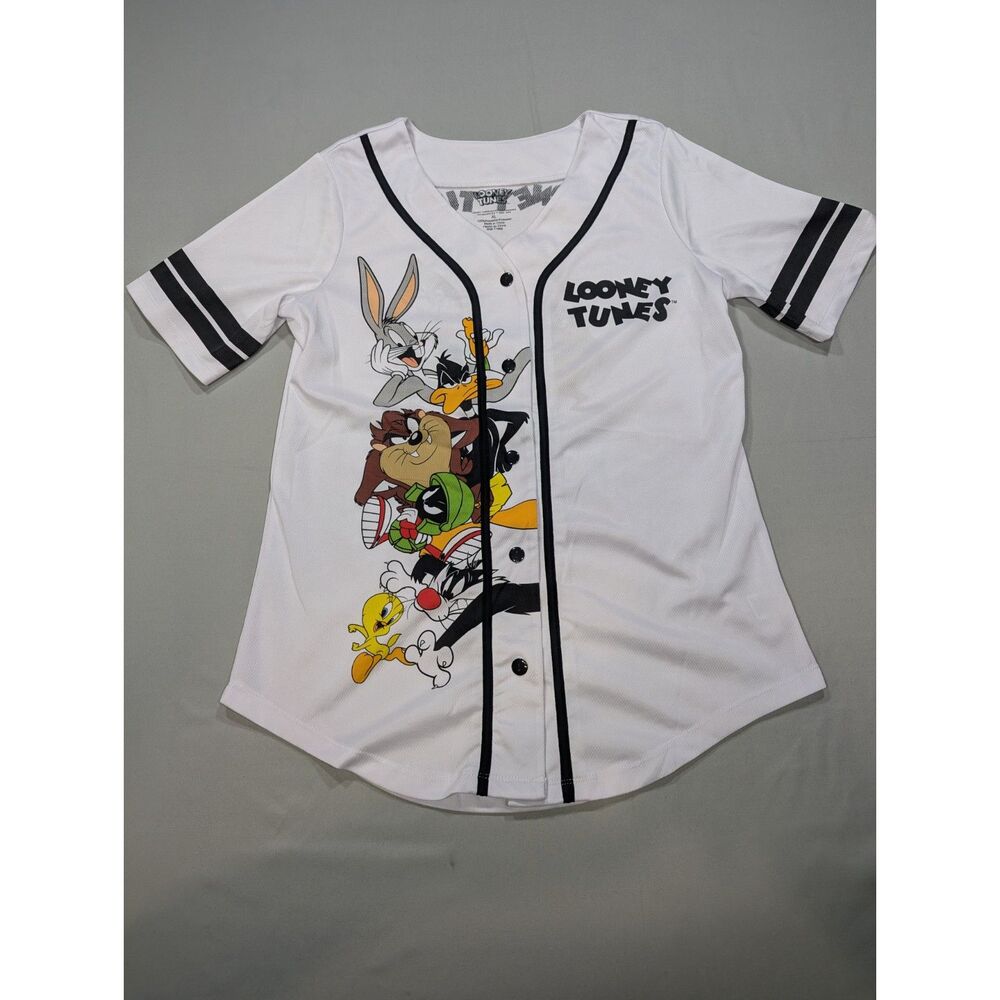 Looney Tunes Women’s XL Baseball Jersey Warner Bros